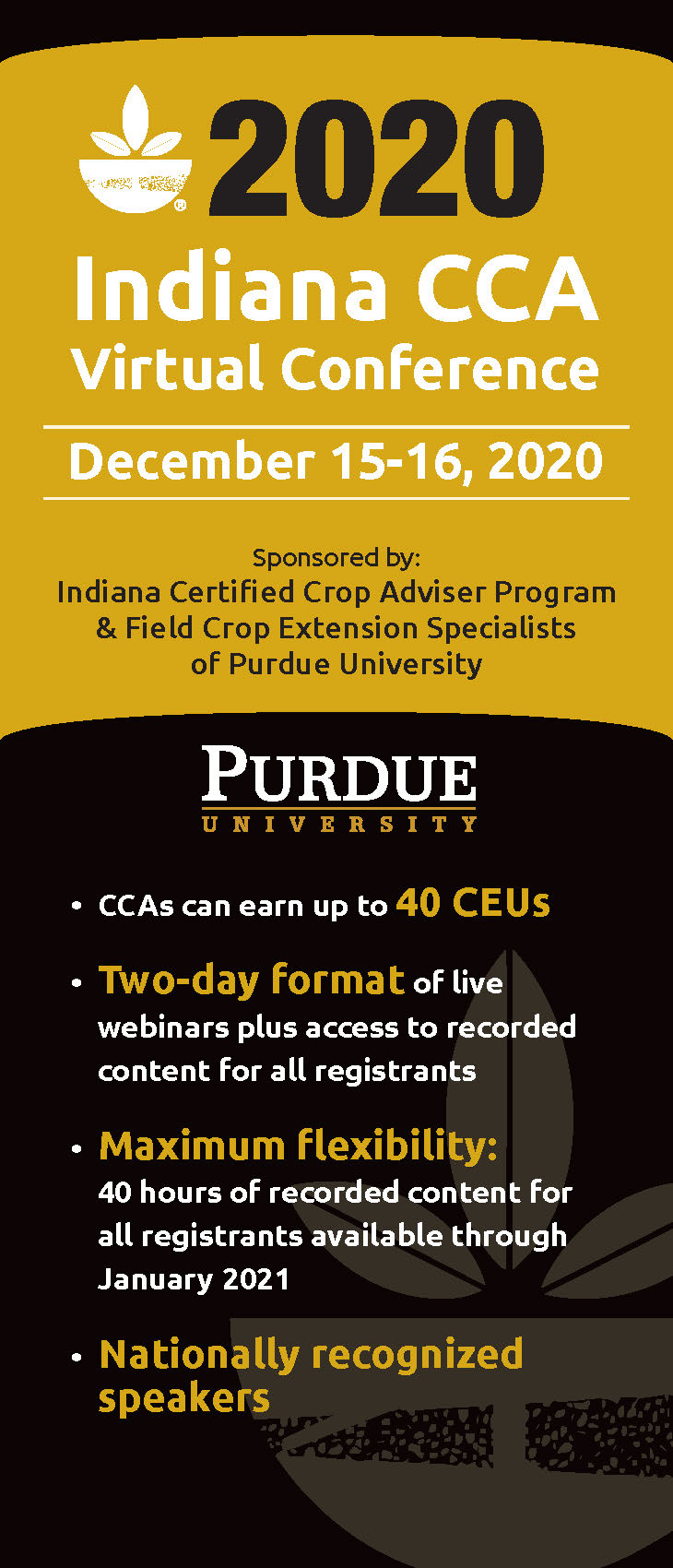 2020 Indiana CCA Conference